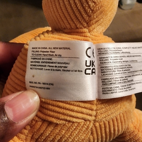 Nintendo Game Freak Pokémon Teddiursa Corduroy Plush 2022- 8" (Mark) - Picture 8 of 10